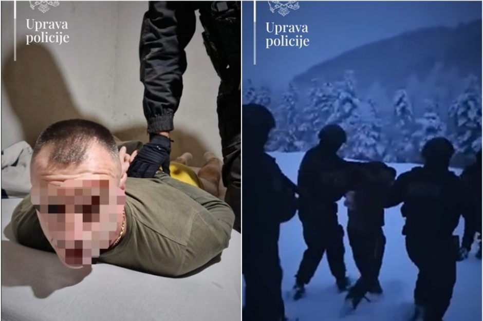Pripadnik kriminalne grupe uhapšen u Beranama nakon godinu dana bjekstva