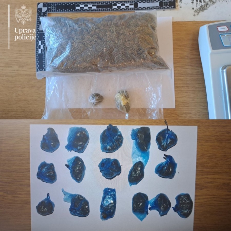 Kolašin: Pronađena marihuana kod maloljetnika