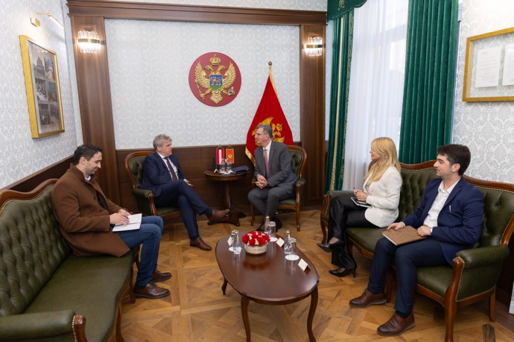 Camaj sa ambasadorom Republike Austrije: Crna Gora pozitivnim primjerom doprinijela napretku regiona