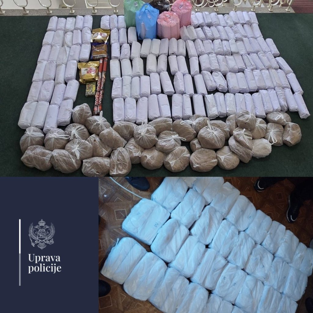 Pronađeno 130 kilograma rezanog duvana u Nikšiću i Šavniku