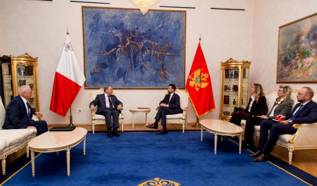 Milatović – Feruđa: Potvrda odličnih odnosa i podrške Malte članstvu Crne Gore u EU