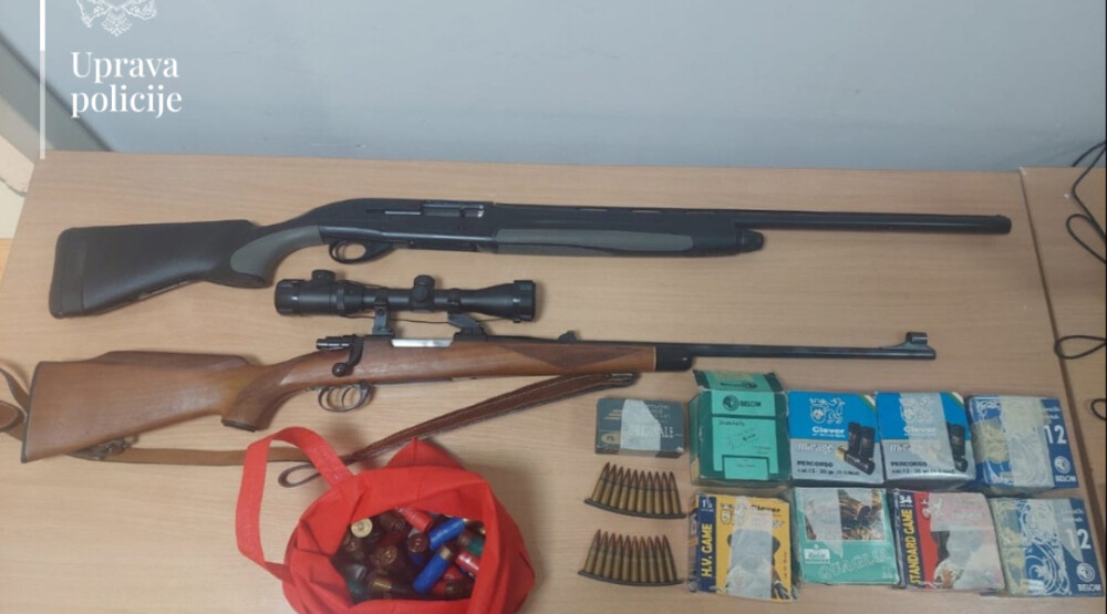 Od Nikšićanina prijavljenog za nasilje u porodici policija oduzela oružje i municiju