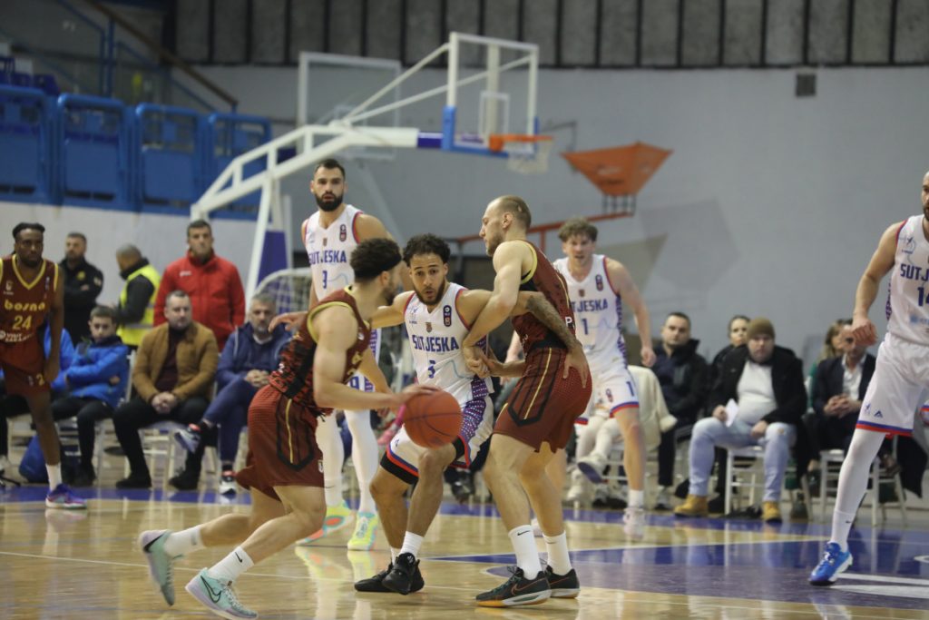 ABA 2 liga: Sutjeska poražena od Bosne u direktnom obračunu