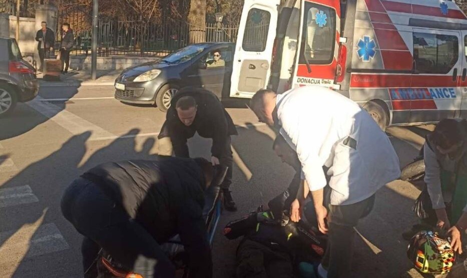 Motociklista povrijeđen kod Kliničkog centra u Podgorici