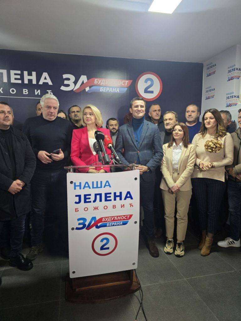 Božović: Berane je bilo i ostalo bastion slobode, osvojili smo oko hiljadu glasova više; Čestitke pobjednicima PES-u i SNP-u!