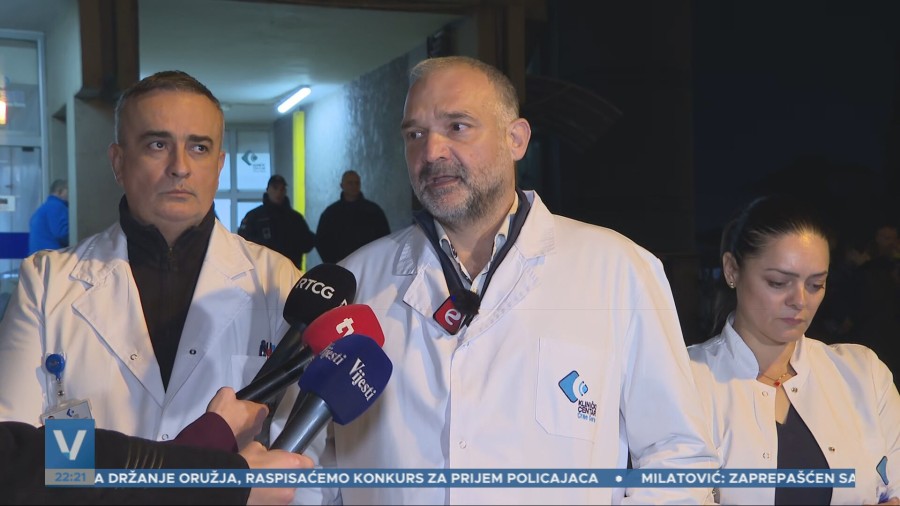 Radović: Jedan od pacijenata sa Cetinja u kritičnom stanju