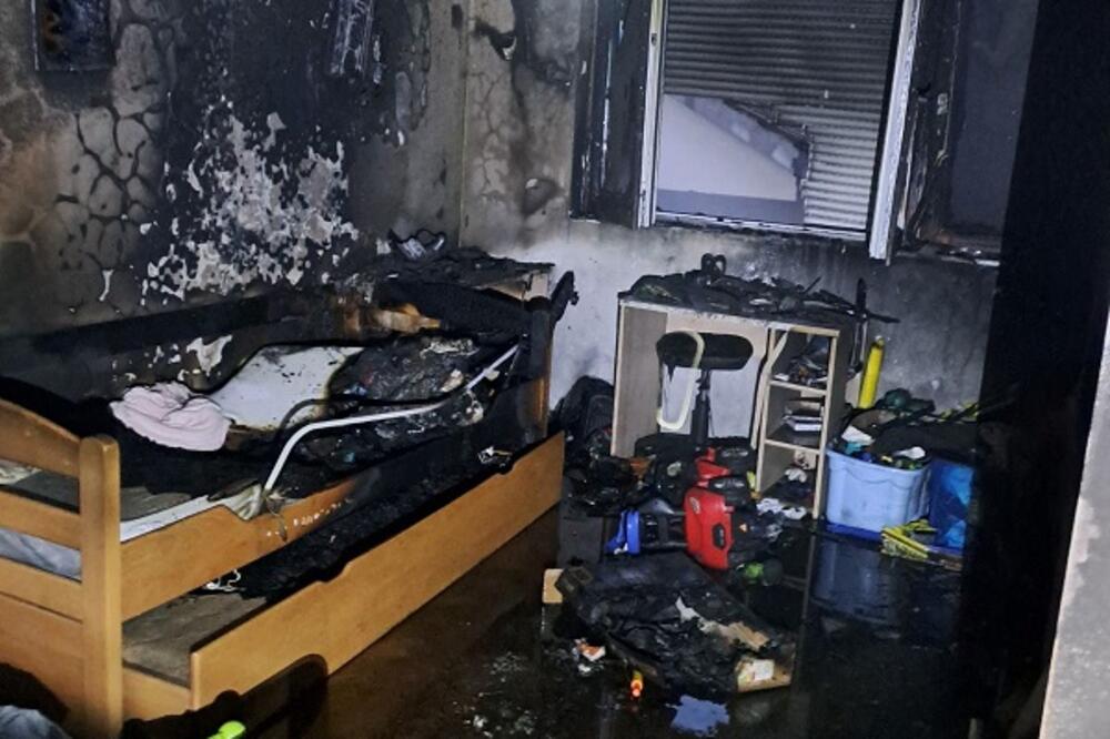 U Dobroti gorjelo prizemlje zgrade