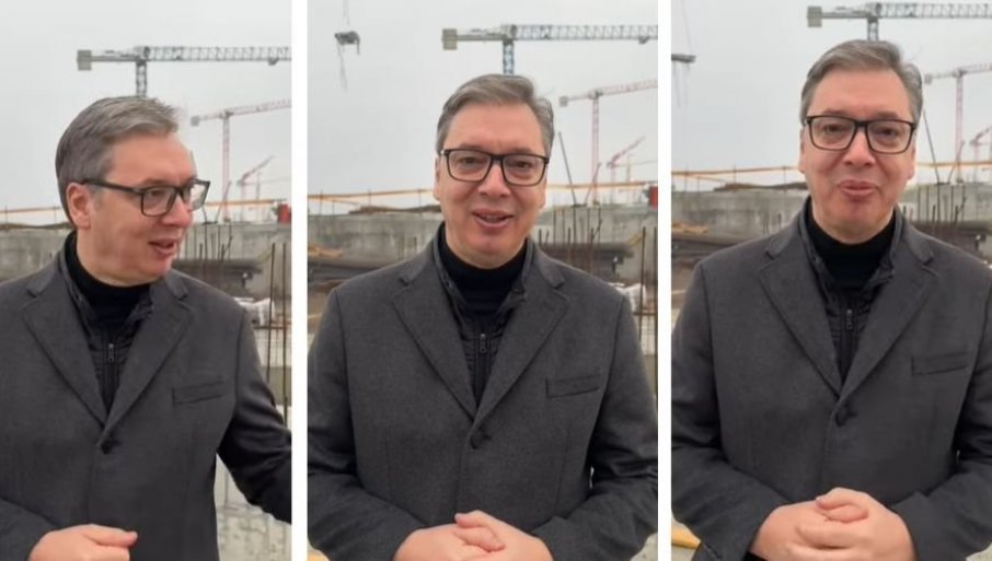 Predsjednik Vučić obratio se građanima: Srbija radi, Srbija se gradi