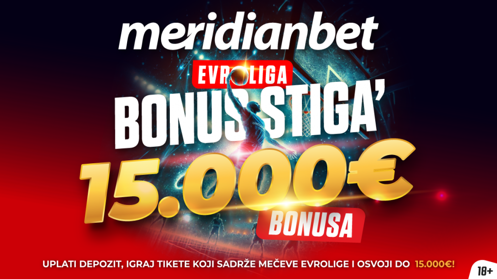 Evroliga spektakl: Meridian dijeli 15.000€!