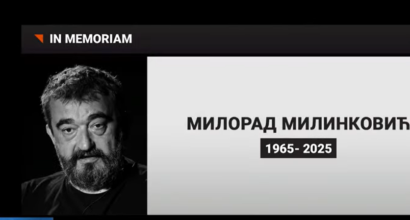 Komemoracija Miloradu Milinkoviću: Porodica i prijatelji se opraštaju od njega