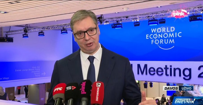 Vučić sa Davosa: Jedva čekam da se vratim u Srbiju; Vidimo se sjutra u Jagodini