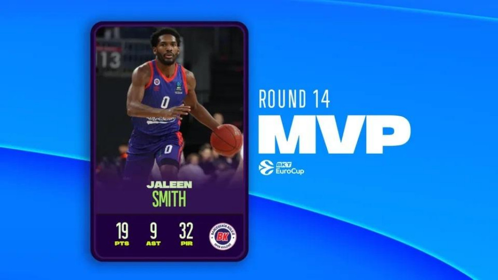 Bivši košarkaš Partizana MVP 14. kola Evrokupa