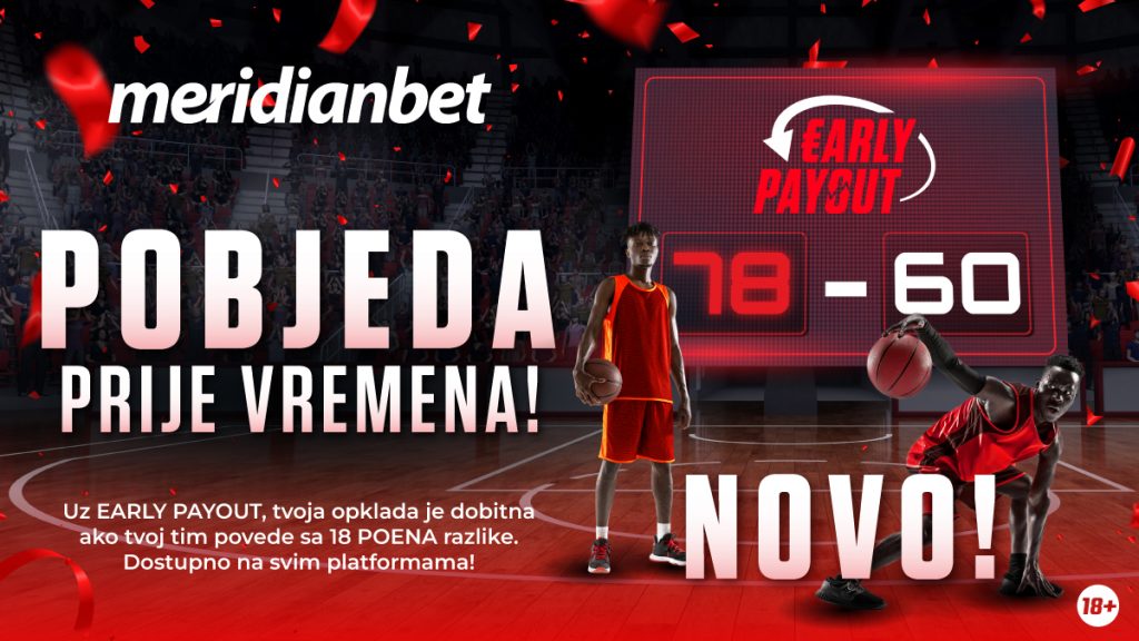 Ne čekaj posljednji zvižduk – Unovči pobjedu sa Early Payout opcijom za košarku!