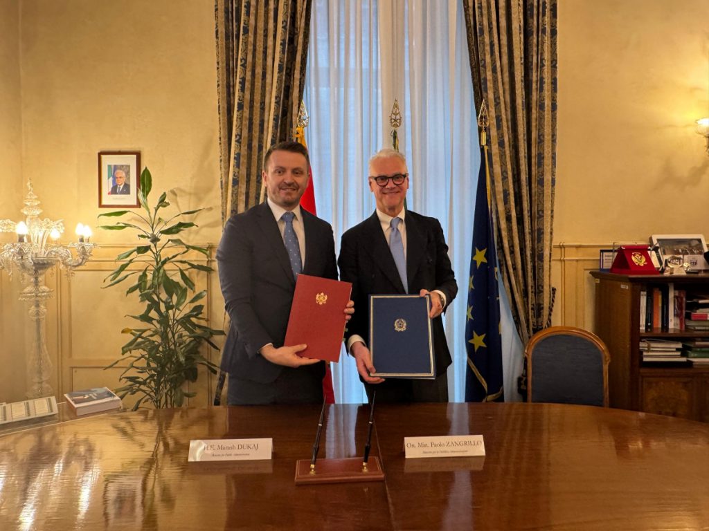 Dukaj u Italiji: Potpisan Memorandum o razumijevanju u oblasti reforme javne uprave