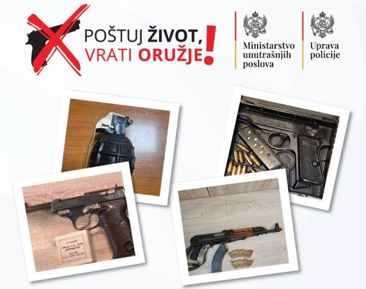 Građani do 2. marta predali 3.237 komada oružja i 109.462 komada municije