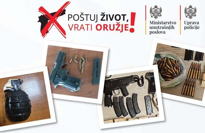 Građani od početka mjeseca predali 561 komada oružja, 56 ručnih bombi…