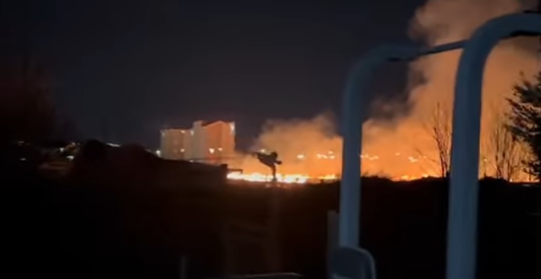 Podgorica: Izbio požar u podnožju Gorice (VIDEO)