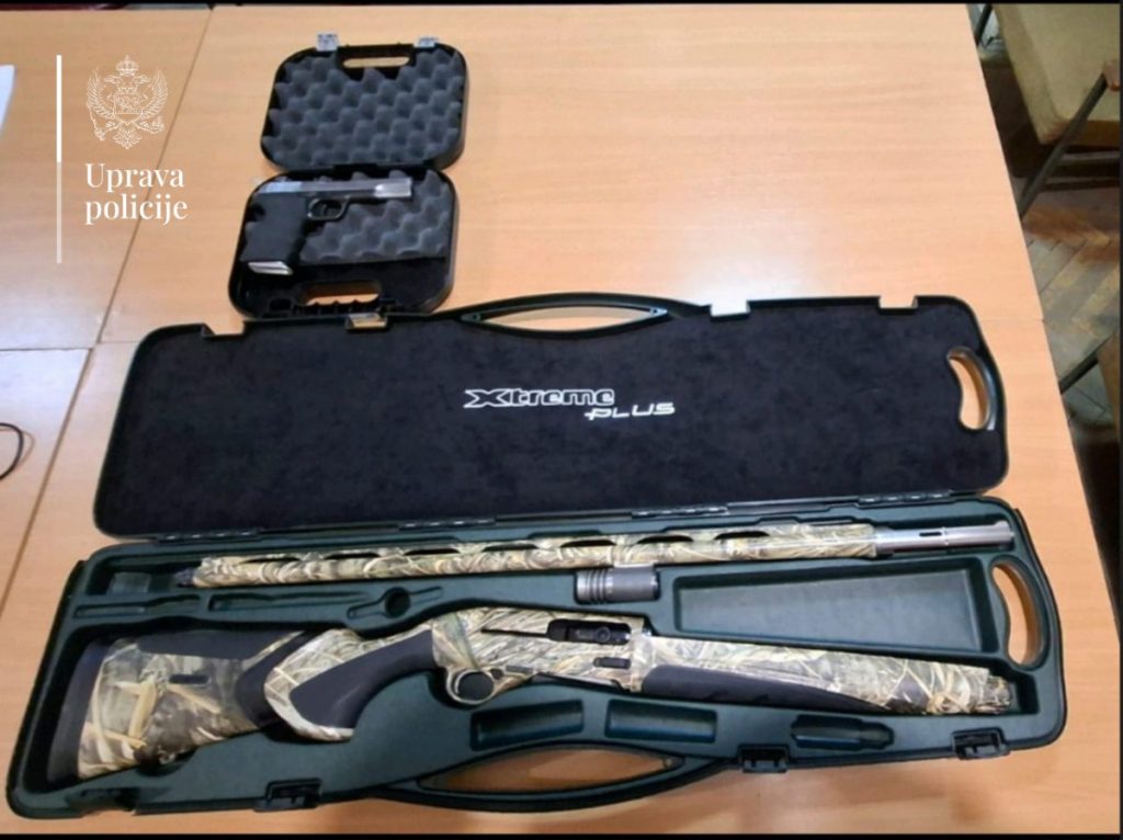 Policija oduzela pištolj i pušku u Bijelom Polju
