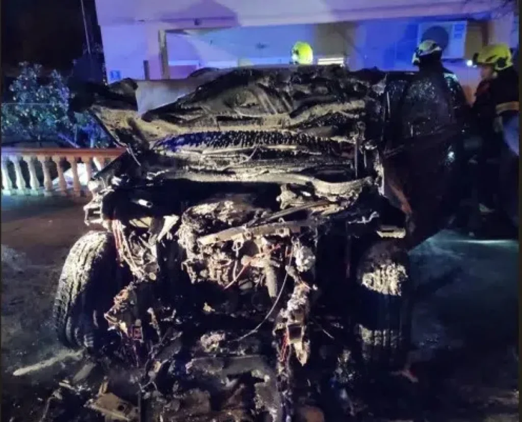 Zapaljen automobil tivatskog paroha Mijajla Backovića
