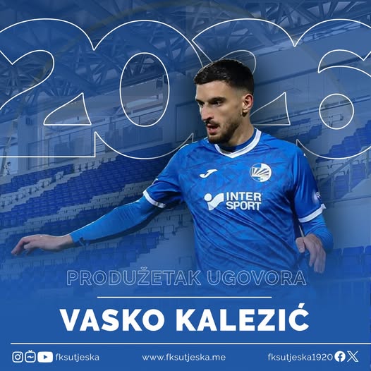 Kalezić produžio ugovor sa Sutjeskom