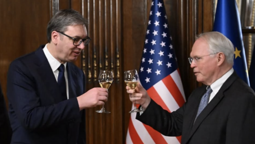Vučić primio Hila u oproštajnu posjetu: Nismo uvijek bili saglasni, ali smo imali otvoren pristup