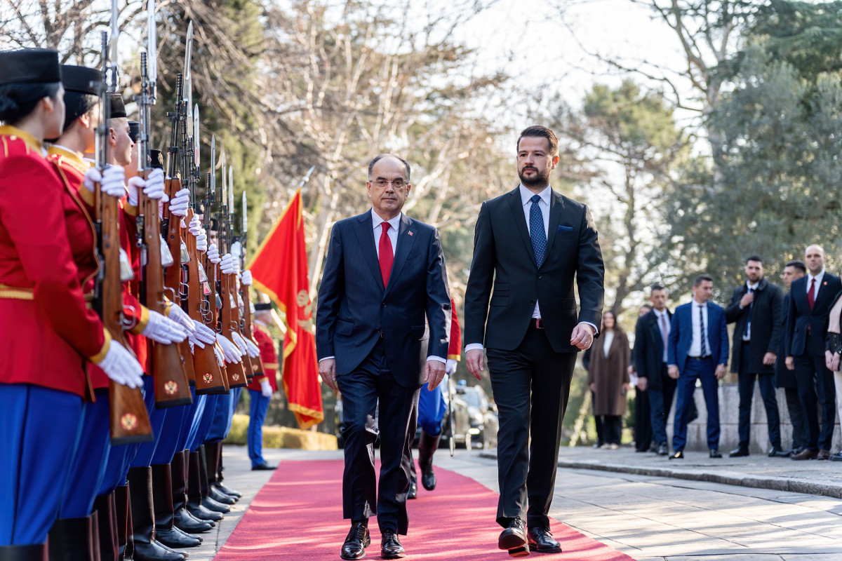 Bajram Begaj i Jakov Milatović