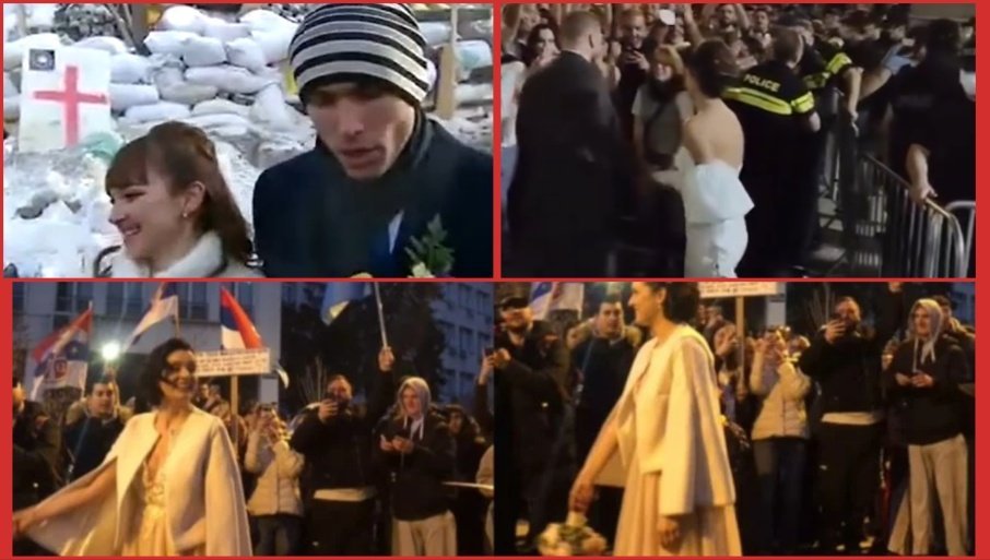 (VIDEO) Majdanska svadba i u Novom Sadu