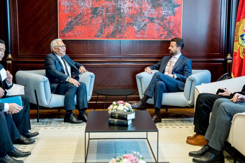 Milatović održao oproštajni sastanak sa ambasadorom Indonezije