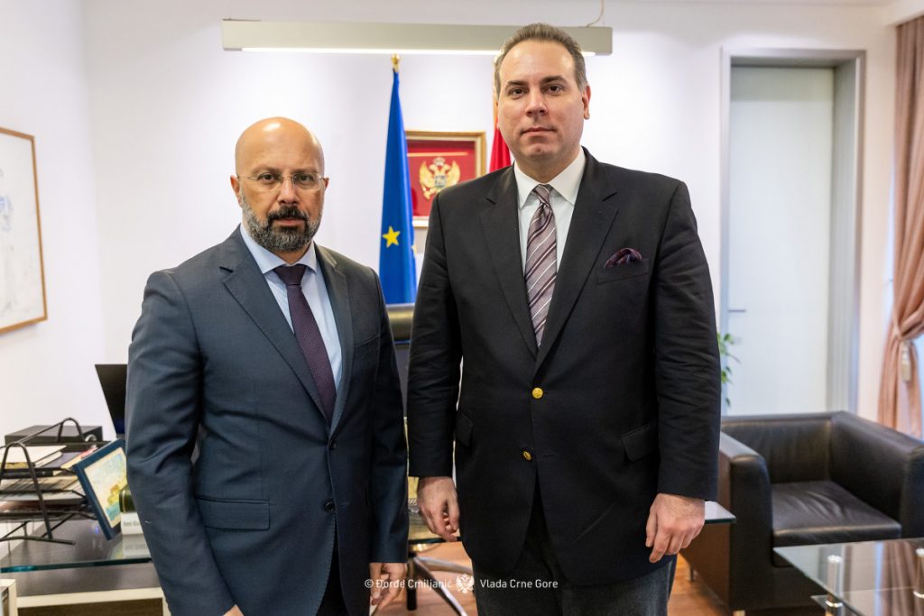Ivanović sa ambasadorom Palestine: Nedvosmislen stav Crne Gore protiv kršenja prava palestinskog stanovništva