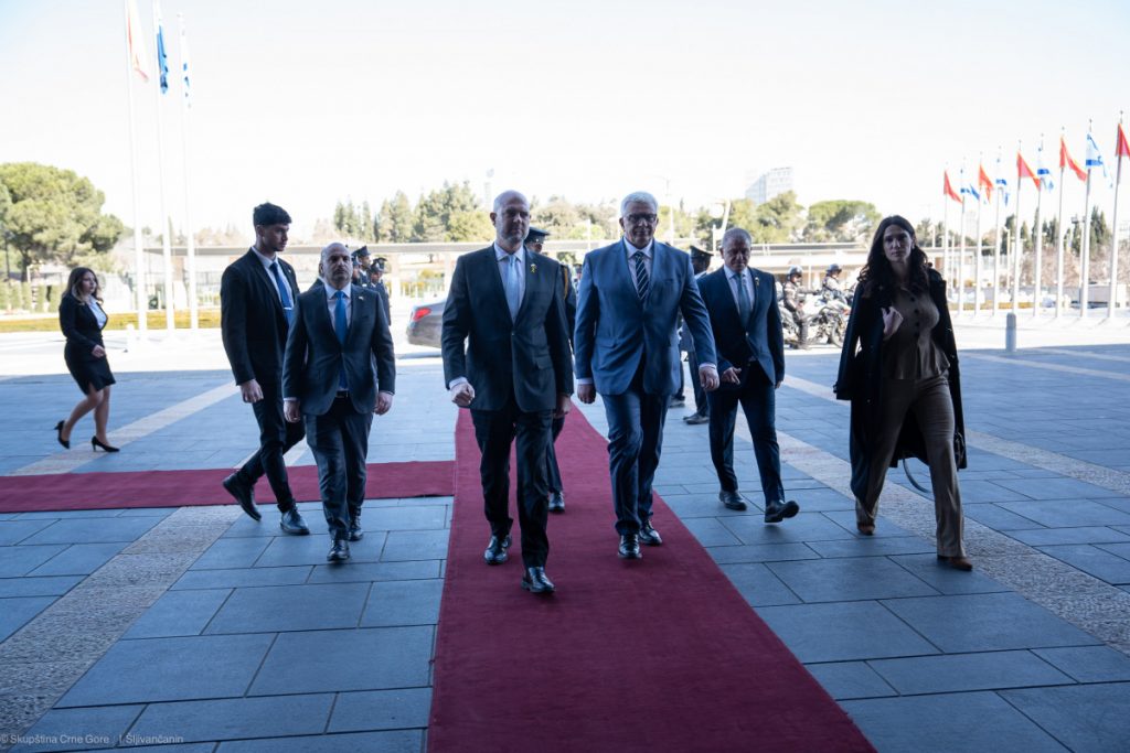Mandić sa predsjednikom Parlamenta Izraela: Želimo najbolje odnose i jačanje saradnje, prvenstveno u ekonomiji