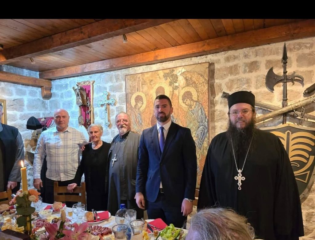 Carević i Mikijelj na proslavi imendana Oca Jefrema