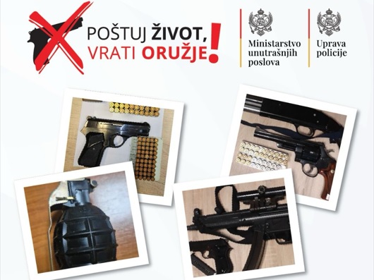 Građani do danas predali 2.473 komada oružja