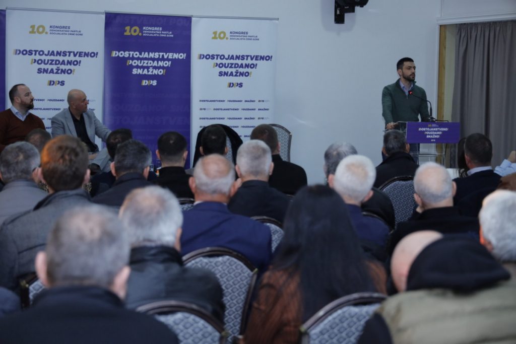 Živković u Ulcinju: Građani žele povratak razvoja, to je ključno obilježje politike DPS-a