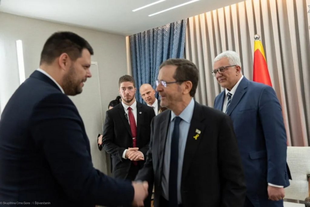 Marko Kovačević se sastao sa predsjednikom Hercogom: Nikšić je otvoren za saradnju sa Izraelom