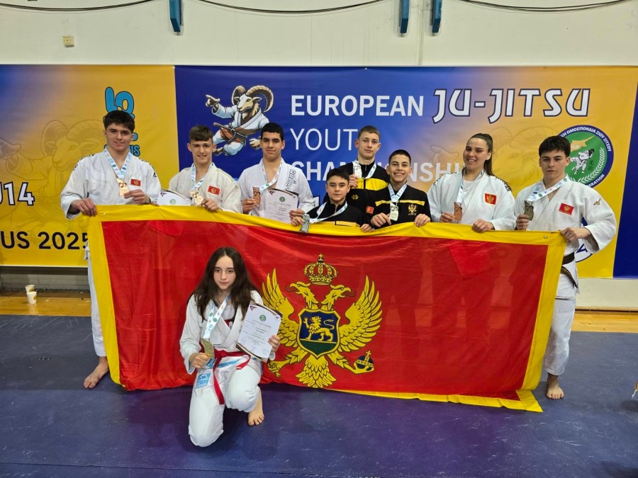 Crnoj Gori devet medalja u Larnaki