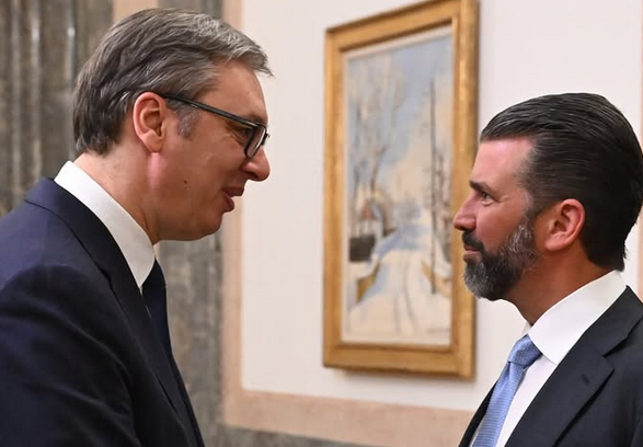 Vučić se sastao sa Donaldom Trampom Juniorom: Posvećeni jačanju bilateralnih odnosa Srbije i SAD-a!