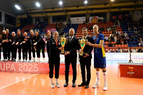 Galić i Milenković MVP: Visoke zvanice evropske i svjetske odbojke prisustvovale finalima