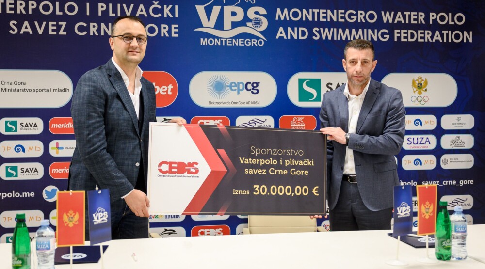 Nastavlja se podrška CEDIS-a Vaterpolo i plivačkom savezu Crne Gore