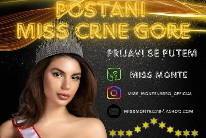 Izbor za Mis Crne Gore 31. marta Podgorica: Prijave do 25. marta, dan kasnije kasting