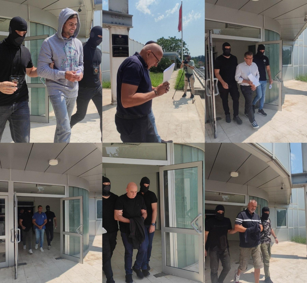 Danas pred sudom Vaso Ulić, Milo Božović, Damir Mandić i grupa zbog šverca 2,5 tona kokaina