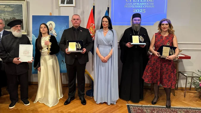 Draganu Markoviću Palmi posthumno: Povelja Generalnog konzulata Republike Srbije u Solunu
