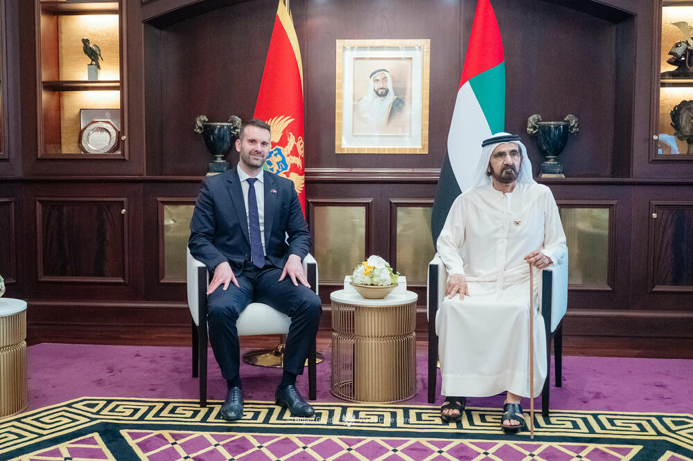 Spajić sa vladarom Dubaija: UAE želi da podijeli znanje, iskustvo i najbolje svjetske prakse sa Crnom Gorom