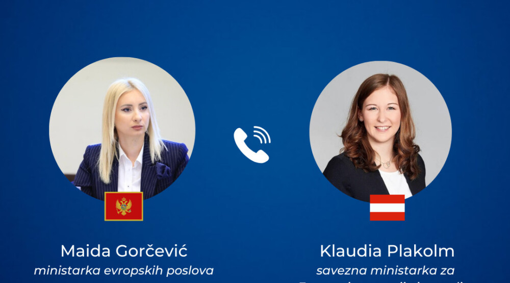 Gorčević i Plakolm: Vlada Austrije podržava napore Crne Gore na putu ka članstvu u EU