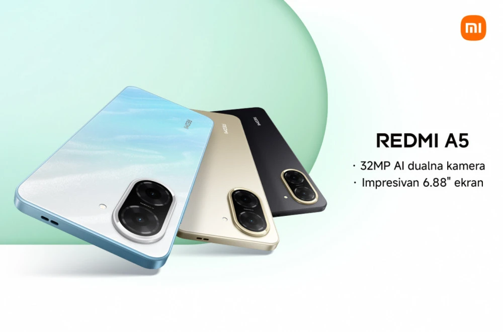 Xiaomi predstavlja Redmi A5: Moćna kamera i unapređene performanse upakovane u novi dizajn