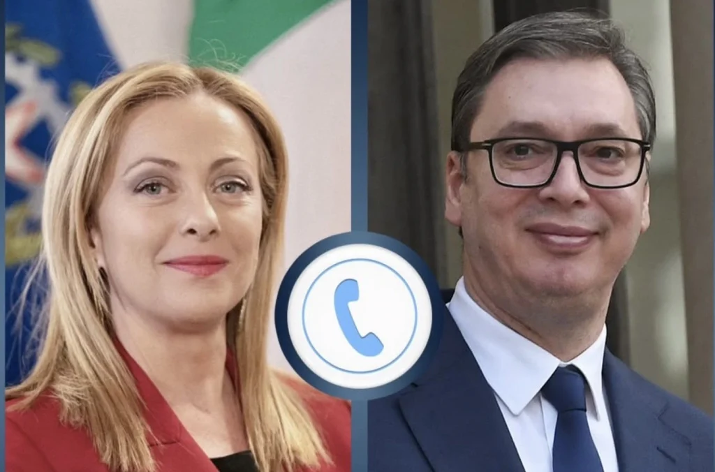 Vučić razgovarao sa Meloni: Srbija izuzetno cijeni snažno strateško partnerstvo sa Italijom