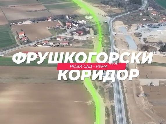 (FOTO/VIDEO) Vučić objavio snimak radova sa Fruškogorskog koridora: Ponosan na Srbiju koja radi!