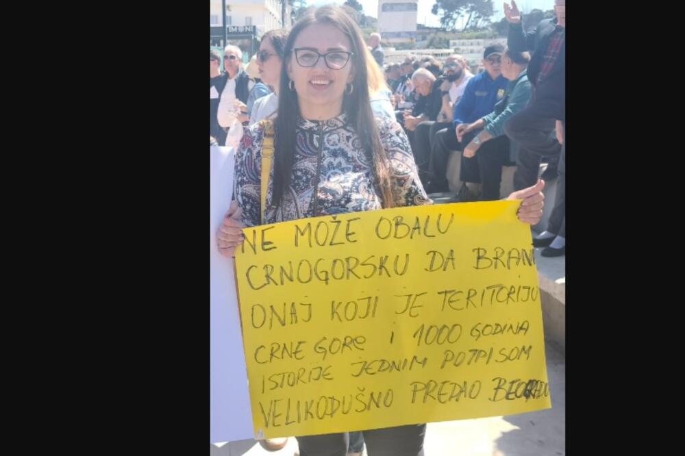 Uhapšen Ulcinjanin zbog prijetnji na protestu: Jelena Marković prozivala Abazovića, izazvala reakciju, priveden Dilaver Kučević zbog navodnog napada