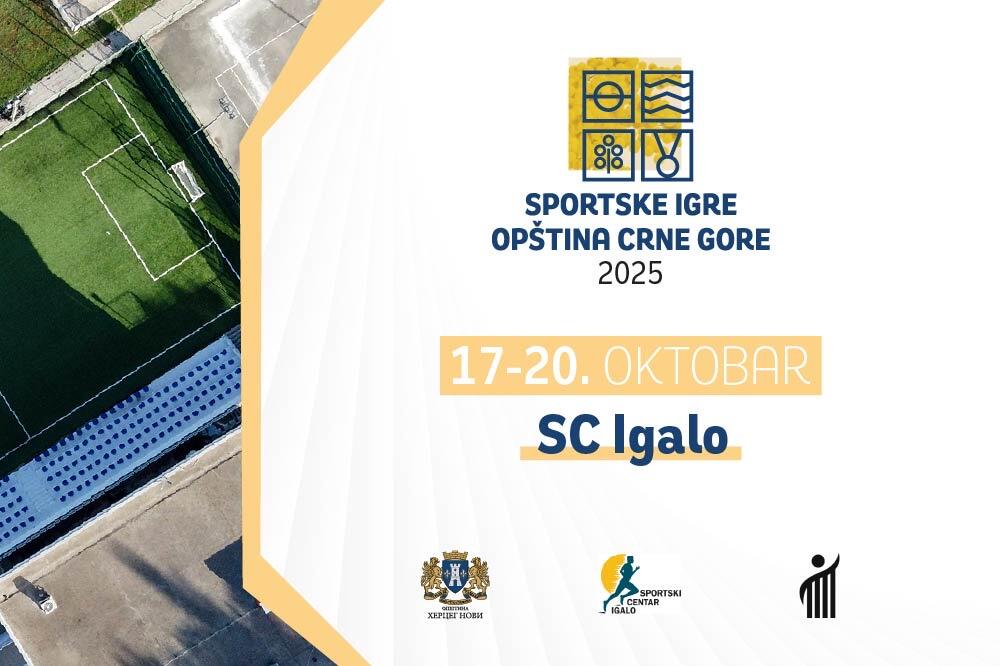 Sportske igre opština Crne Gore održaće se u oktobru u Herceg Novom