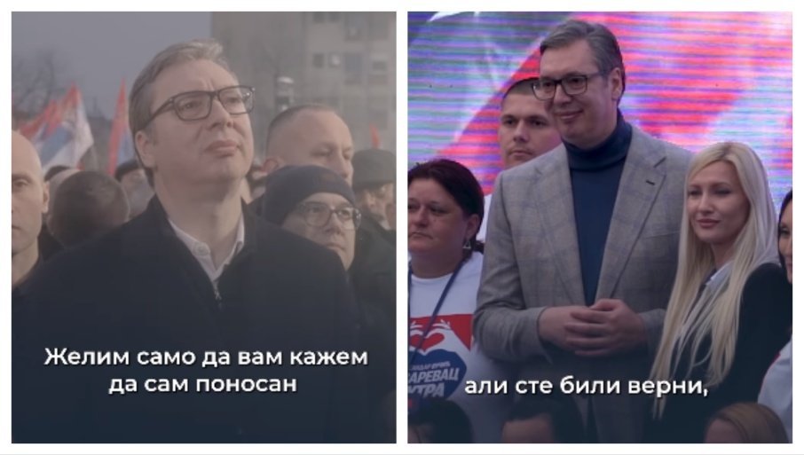 Vučić: Pozivam vas da zajedno pobijedimo, ujedinjeni, mirno i demokratski!