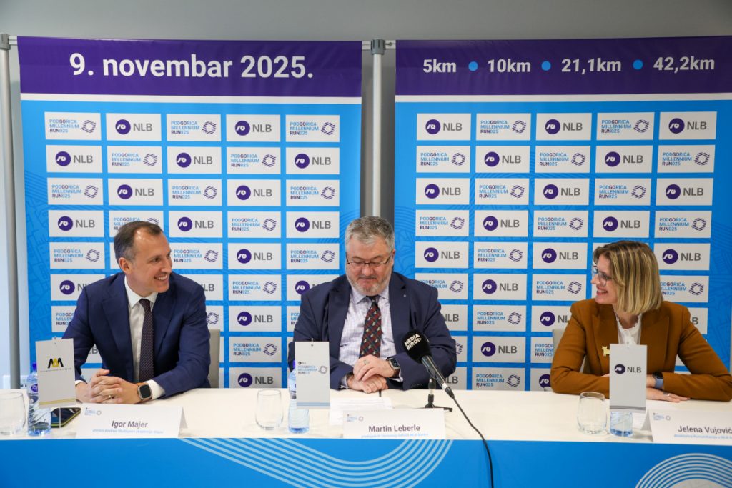 NLB Banka generalni sponzor Podgorica Millennium Run-a 9. novembra